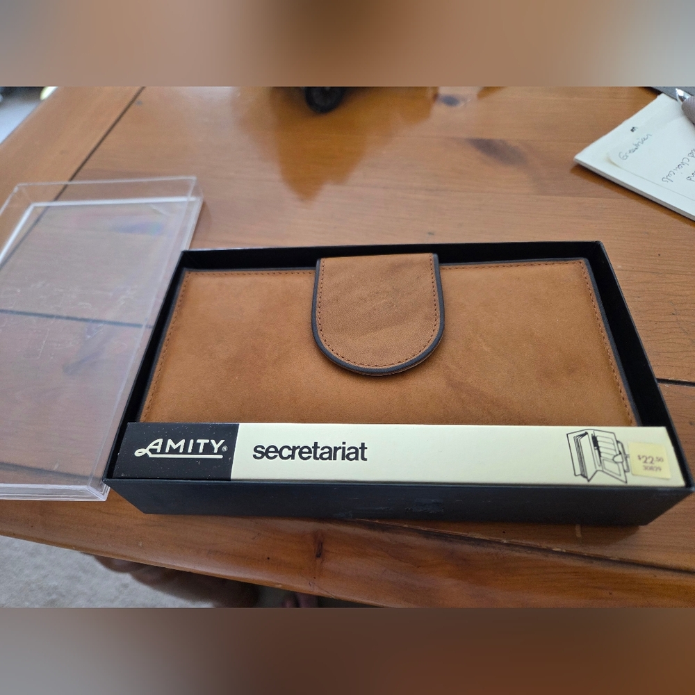 New Old Stock Mid Century Amity Secretariat Wallet